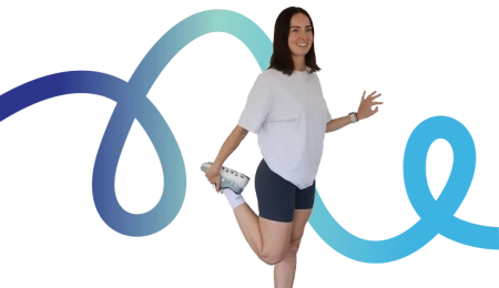 Stretch leg Blue Clinic PS