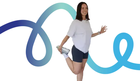 Stretch leg Blue Clinic PS